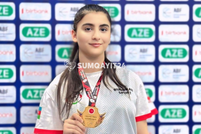 Sumqayıtlı qız beynəlxalq turnirin BİRİNCİSİ OLDU