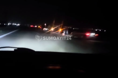 "Stansiya Sumqayıt" yolunda acınacaqlı mənzərə: Maşınlar sıradan çıxır