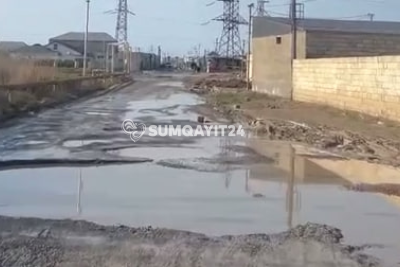 "Sumqayıtda artıq normal yol yoxdur" - Şikayət