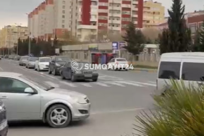 Bir nöqtə şəhəri "kilidləyir" - Sumqayıtda XAOS