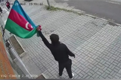 Sumqayıtda bayrağa hörmətsizlik etdi - BELƏ CƏZALANDIRILDI