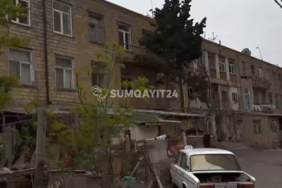 SOS verən bina: Sumqayıtda sakinlər ciddi təhlükə ilə üz-üzə