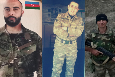 Sumqayıtın üç qəhrəman şəhidinin xatirəsi anılır