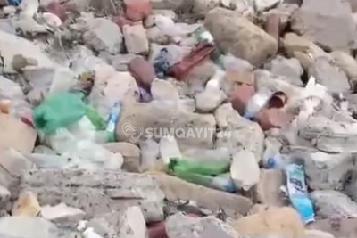 Sumqayıtın məşhur "priçal"ı zibilə "qərq olub"