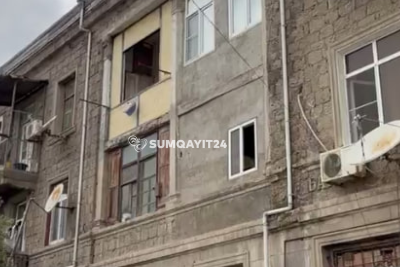 Sumqayıtda binanın zirzəmisində REAL TƏHLÜKƏ