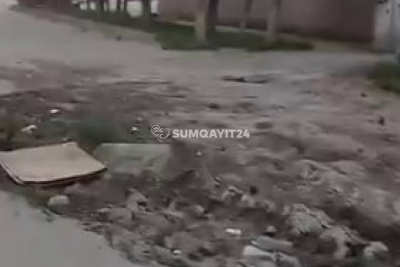 Sumqayıtın asfalt gözləyən küçəsi…