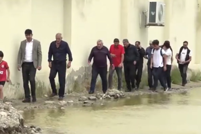 Sumqayıtın bu massivini kanalizasiya və yağış suları basıb