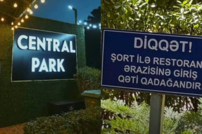 Sumqayıtda şortik qadağası qoyan restoran sahibi danışmaq istəmədi