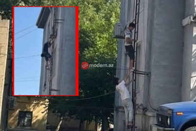 Sumqayıtda uşaqlar "ölümlə" oynayırlar