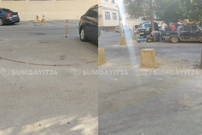 Sumqayıtda binanın həyəti "şəxsi əraziyə" çevrilir? - İDDİA
