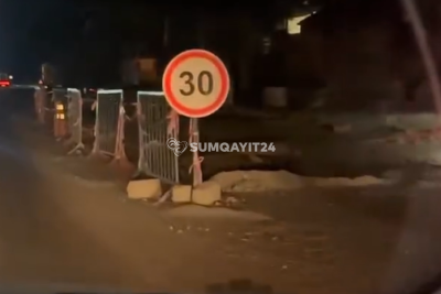 Sumqayıtın küçələri gecələr qaranlığa qərq olur