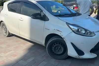Sumqayıtda avtomobil yolu keçən qadını vurdu