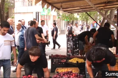 Sumqayıtda küçə ticarətinə qarşı REYD
