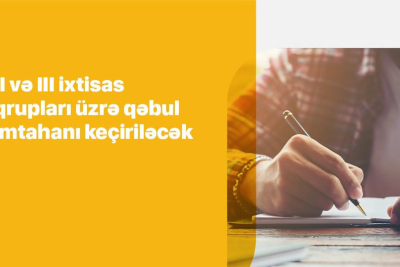 Sumqayıtda bu bazar qəbul imtahanı var