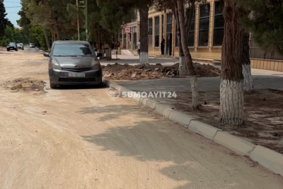 Sumqayıtda adətə çevrilən hadisə - qazdılar, bərpa etməyi unutdular