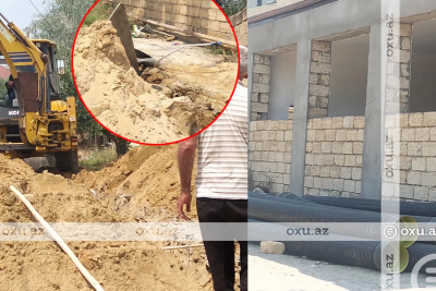 Sumqayıtda sakinlərdən kanalizasiya xətti çəkmək üçün pul istənilir? - İDDİA