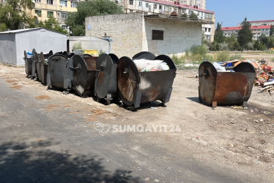 Sınıq-sökük konteynerlər yenilənəcək - Departamendən AÇIQLAMA