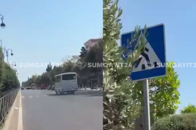 Sumqayıtda yolda "gizlənən təhlükə"
