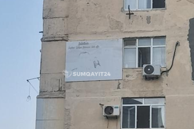 Sumqayıtda yenilənməyə ehtiyacı olan şəhid fotosu