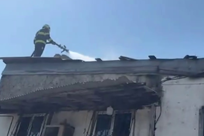 Sumqayıtda EV YANDI