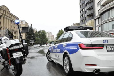 Sumqayıtda motosiklet sürücülərinə qarşı reyd keçirildi