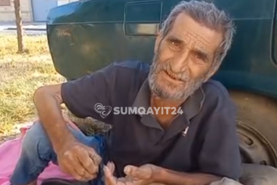 Özünü müəllim adlandıran 64 yaşlı naxçıvanlı Sumqayıtda səfil həyatı yaşayır - VİDEO