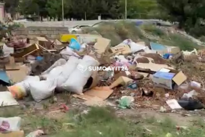 Sumqayıtda tullantı qalmaqalı: Sakinlərdən iddia, Departamentdən təkzib