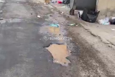 Sumqayıtın keçilməz hala düşən mikrorayonu…
