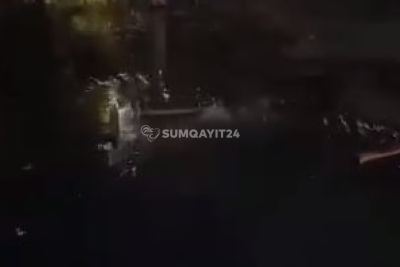 Sumqayıtın mərkəzini çirkab sular basdı