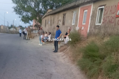 Sumqayıtda avtobus dayanacağı problemi - Sakinlər narazıdır