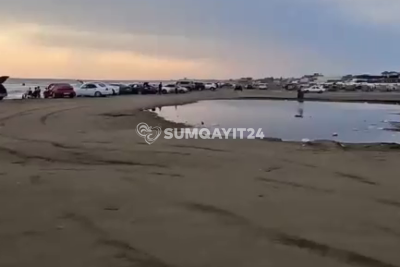 Coratdakı yeni çimərlikdə MÜƏMMA - VİDEO