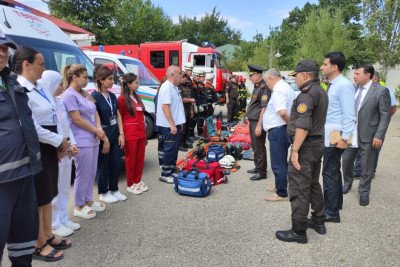 FHN-in Sumqayıt idarəsi məşq keçirib