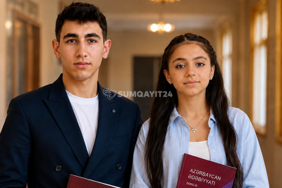 Sumqayıtlı sinif yoldaşı olan bacı-qardaş indi də qrup yoldaşı oldu