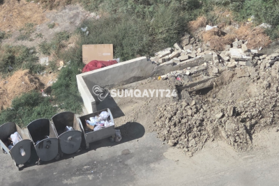 "Stansiya Sumqayıt"da yarımçıq təmir mənzərəsi - ŞİKAYƏT