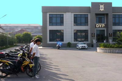 Sumqayıtda qaydaları pozan 22 motosiklet sürücüsü saxlanıldı
