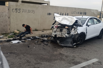 Novxanı yolunda ağır qəza