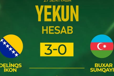 "Buxar Sumqayıt" Avropa ilə vidalaşdı