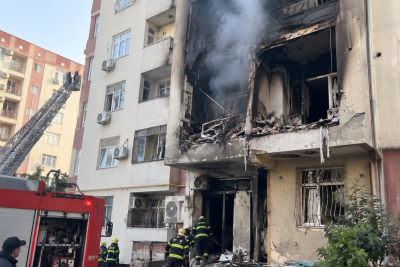 "Stansiya Sumqayıt"da evdə partlayış - Səbəbi dezodorant olub?