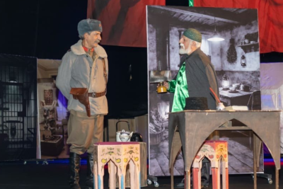 Sumqayıt teatrında "Sürgün sevgi" tamaşasının premyerası keçirildi