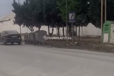 Sumqayit24.az quruma məlumat verdi - zibil qutularının yeri dəyişdirildi